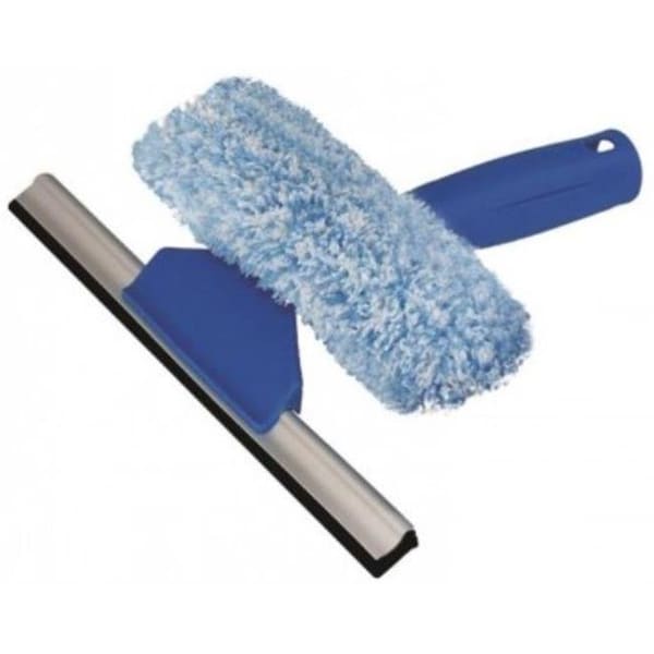House 965640 Mini 2-in-1 Window Squeegee & Scrubber  6 in. - HO156249