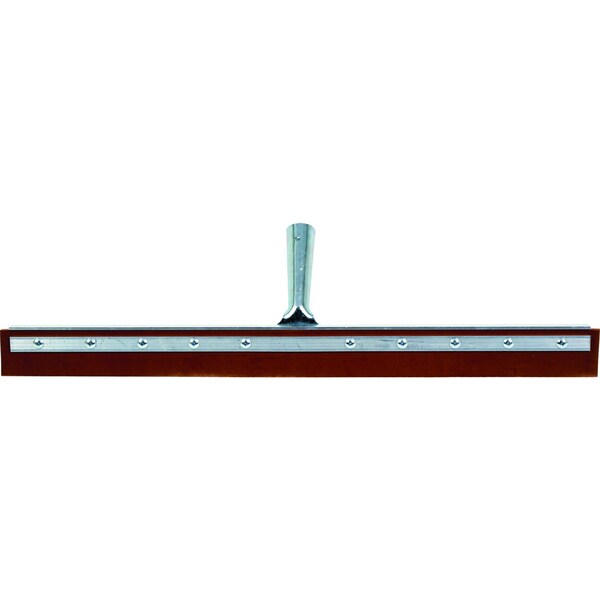 Pferd 24" Floor Squeegee - Straight - Standard Duty, Red Gum Blade - 89472