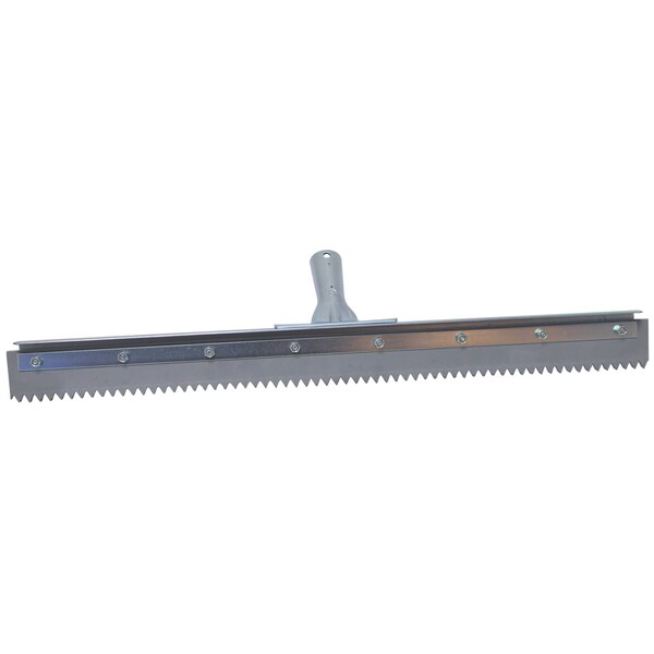 The Brush Man 24” Floor Squeegee, 3/8” Serrations, Non-Marking, 6PK - FS24SE-3/8