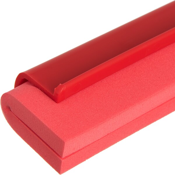 Carlisle Foodservice Dbl Foam Squeegee, 24", Red, PK6 - 4156805