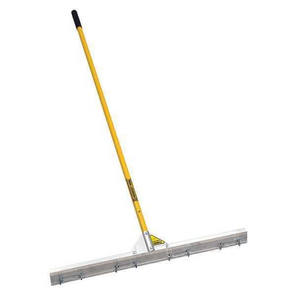 Midwest Rake Wire Gauge Rake, 36" L, 82" Yellow Handle - 58738