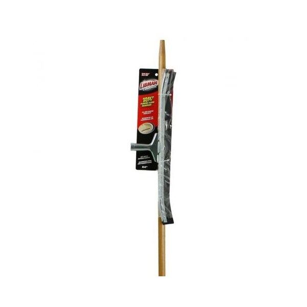 Libman Libman Commercial Standard Duty Curved Floor Squeegee, Hard Rubber, 24" - 542