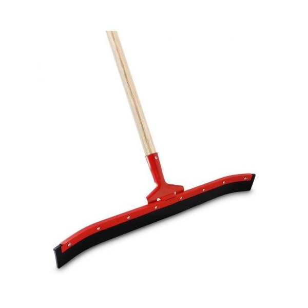 Libman Libman Commercial Standard Duty Curved Floor Squeegee, Hard Rubber, 24" - 542