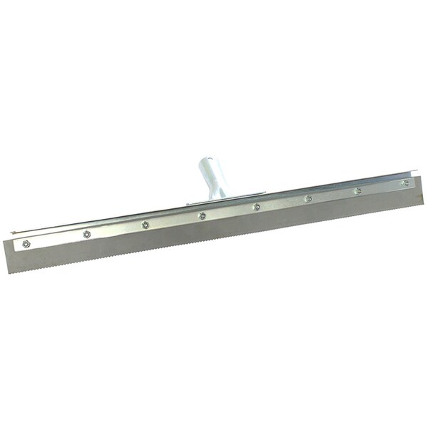 The Brush Man 24” Floor Squeegee, 1/8” Serrations, Non-Marking, 6PK - FS24SE-1/8