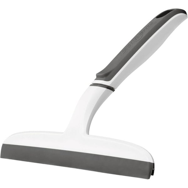 Scotch-Brite Streak-Free Squeegee, 10-1/4 in Blade, Plastic Blade, Straight Blade, Gray/White - SQP-4