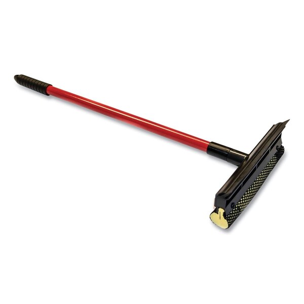 Cromo 20 x 8 in. Heavy-Duty Mesh Sponge Head Blade Auto Window Squeegee, Red - CR3752509