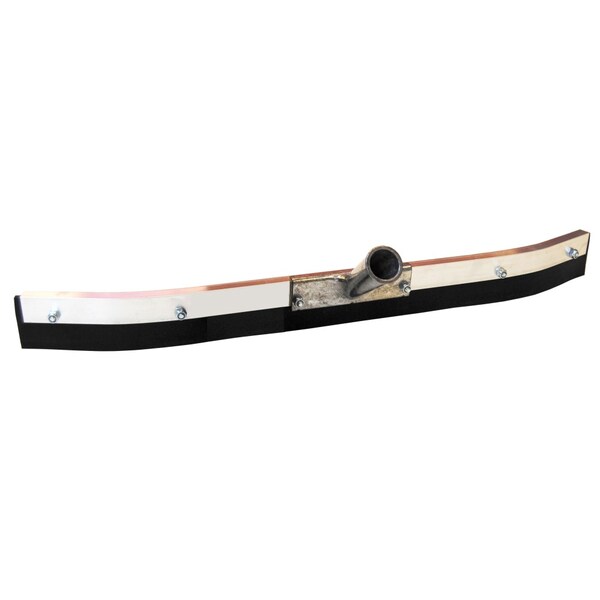 Weiler 30" Floor Squeegee, Curved, Metal Frame, Heavy-Duty Rubber Blade - 45535