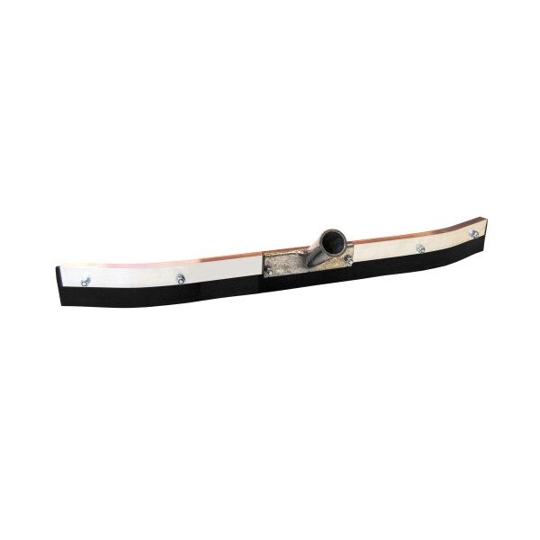 Weiler 30" Floor Squeegee, Curved, Metal Frame, Heavy-Duty Rubber Blade - 45535