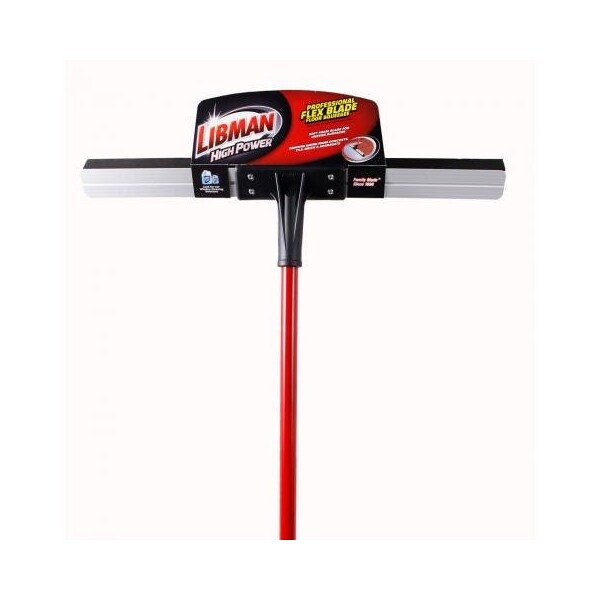 Libman Libman Commercial Standard Duty Straight Flex Blade Floor Squeegee, Foam Rubber, 24" - 1014 - 1014