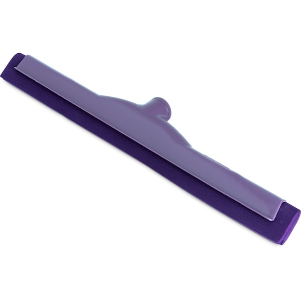 Carlisle Foodservice Dbl Foam Squeegee, 18", Purple, PK6 - 4156768
