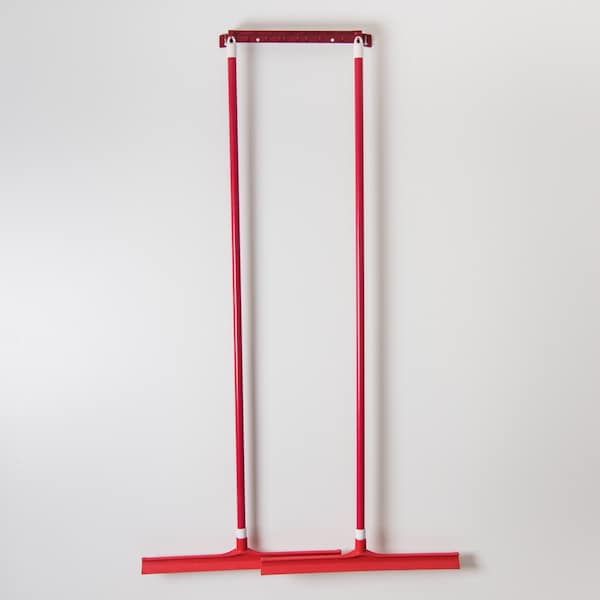 Carlisle Foodservice Single Blade Squeegee, 24", Red, PK6 - 3656805