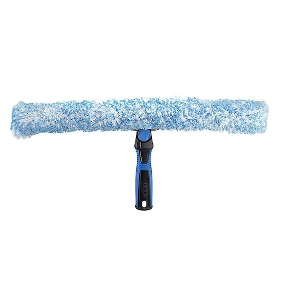 Unger Industrial Unger Professional Swivel Window Scrubber, 18 in L Head, Plastic Head - 985520