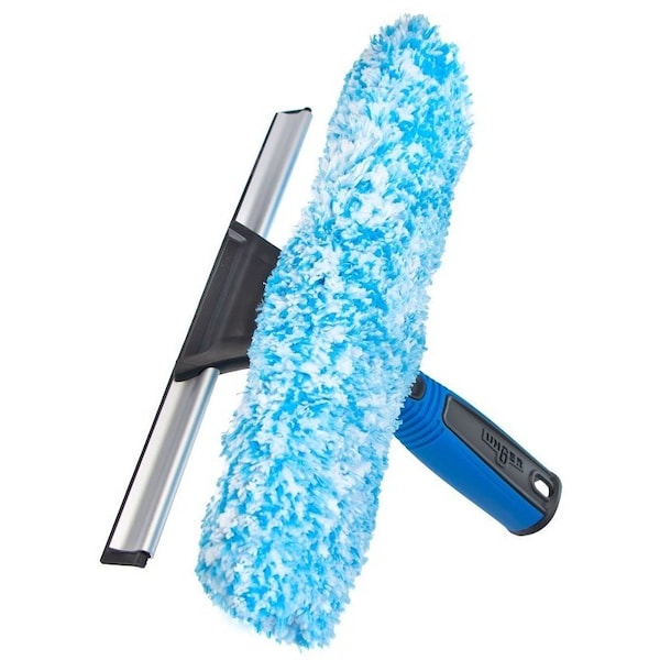 Unger Industrial Unger Professional Window Scrubber, 14 in L Head, Plastic Head - 983920