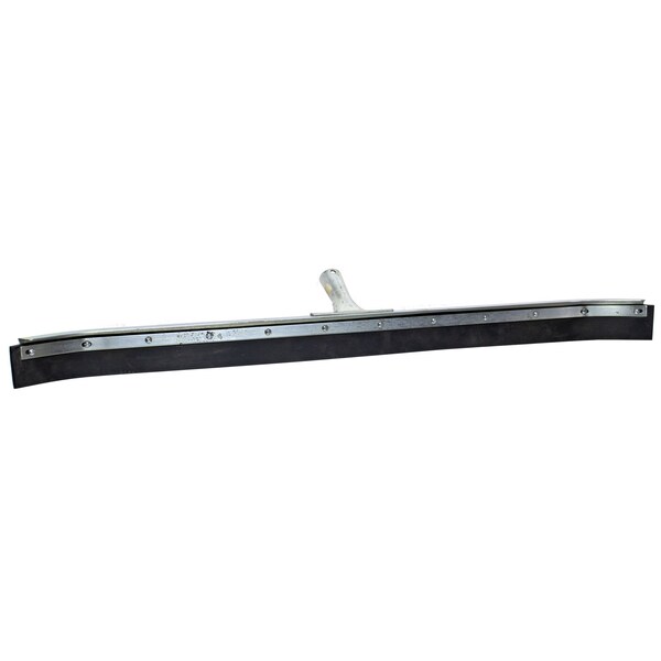The Brush Man 36” Curved End Floor Squeegee, Black Buna Blend Rubber, 6PK - FS336C