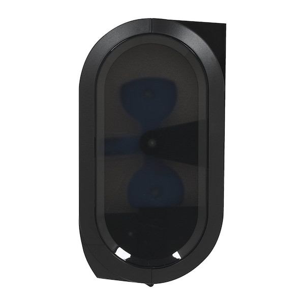 Georgia-Pacific enMotion Touchless Paper Towel Dispenser, Wall Mount, Black, For 1-3/4 in Dia x 10 in W Paper Towels - 59462A