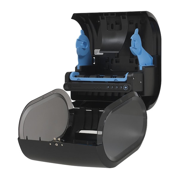 Georgia-Pacific enMotion 8 in Automated Touchless Paper Towel Dispenser, Motion Activated, Wall Mount, Black - 59498A