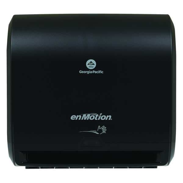 Georgia-Pacific enMotion Impulse 10â€ 1-Roll Automated Touchless Paper Towel Dispenser, Black - 59488A