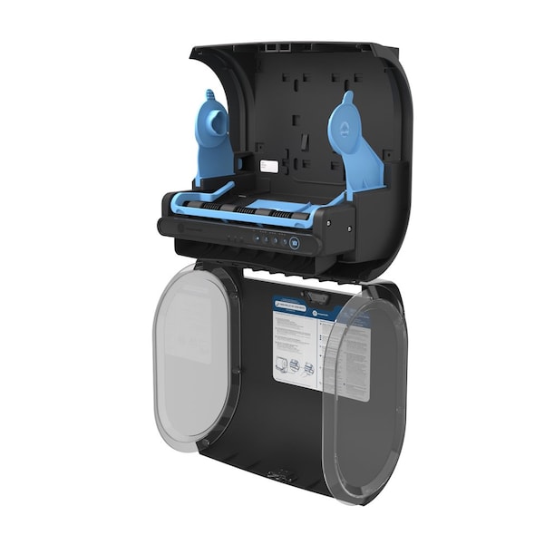 Georgia-Pacific enMotion Impulse 10â€ 1-Roll Automated Touchless Paper Towel Dispenser, Black - 59488A