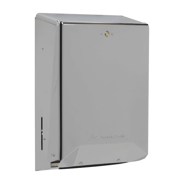 Georgia-Pacific 15"H x 11-1/4"W, Multifold Dispenser, Chrome - 56620