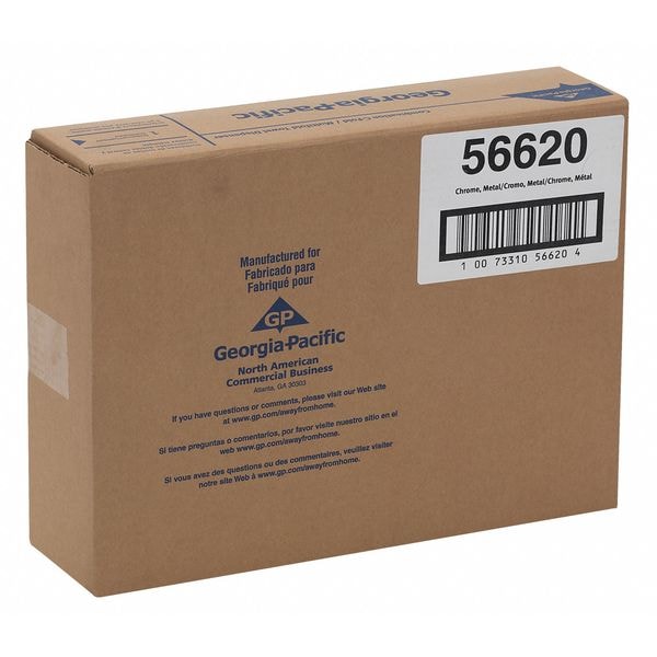 Georgia-Pacific 15"H x 11-1/4"W, Multifold Dispenser, Chrome - 56620