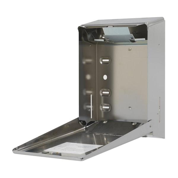 Georgia-Pacific 15"H x 11-1/4"W, Multifold Dispenser, Chrome - 56620