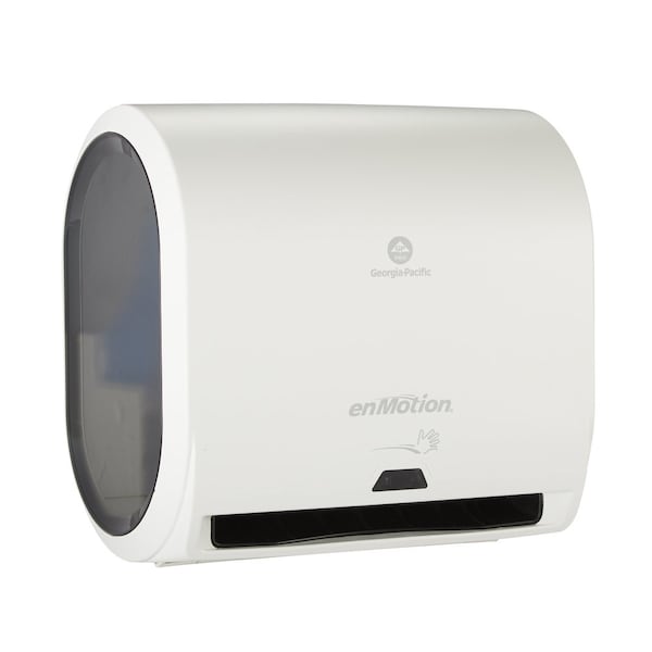 Georgia-Pacific enMotion Impulse 10â€ 1-Roll Automated Touchless Paper Towel Dispenser, White - 59447A