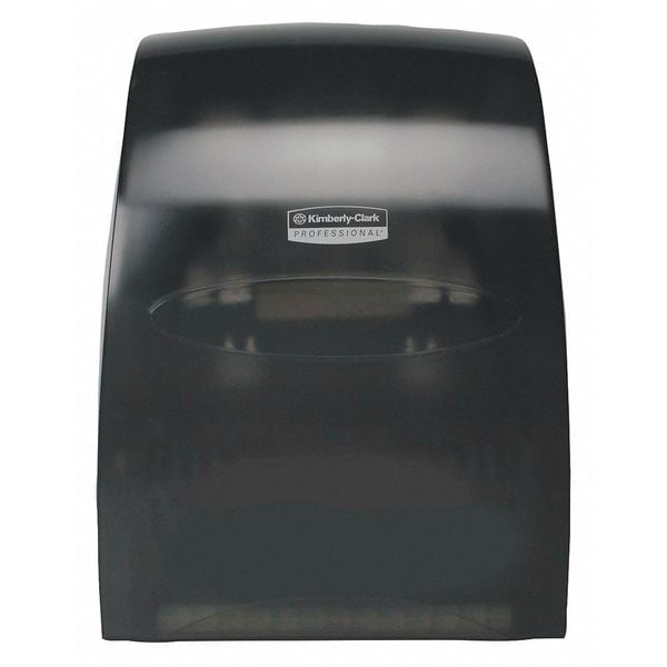 Kimberly-Clark Professional Sanitouch Manual Hard Roll Towel Dispenser, Black, for 1.5" Core, 12.63" x 16.13" x 10.2", Qty 1 - 09990