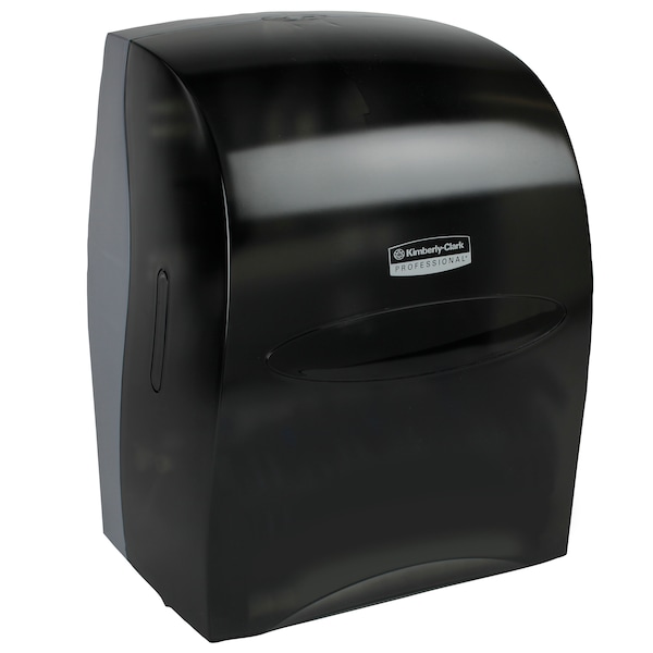 Kimberly-Clark Professional Sanitouch Manual Hard Roll Towel Dispenser, Black, for 1.5" Core, 12.63" x 16.13" x 10.2", Qty 1 - 09990