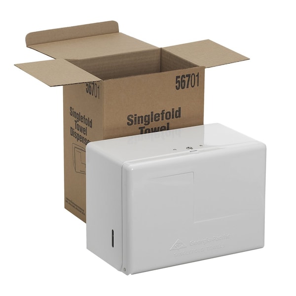 Georgia-Pacific 7-1/8"H x 11-5/16"W, Towel Dispenser, White - 56701
