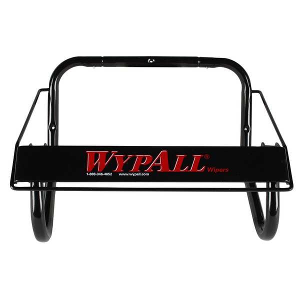 Kimberly-Clark Professional Wall Mounted Dispenser for WypAll and Kimtech Wipes (80579), Black, Jumbo Roll, 16.8" x 10.8"x 8.8" - 80579