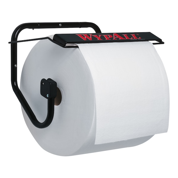Kimberly-Clark Professional Wall Mounted Dispenser for WypAll and Kimtech Wipes (80579), Black, Jumbo Roll, 16.8" x 10.8"x 8.8" - 80579