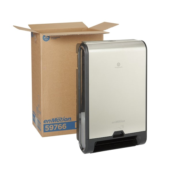 Georgia-Pacific enMotion Flex Automatic Touchless Paper Towel Dispenser, Stainless Steel - 59766