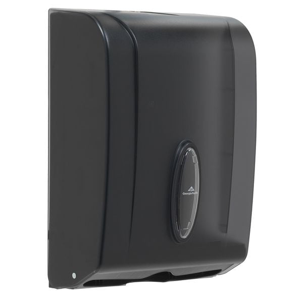 Georgia-Pacific 15-3/8"H x 11-1/4"W Multifold Dispenser, Translucent Smoke - 56650A