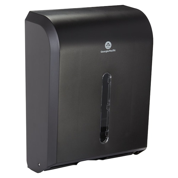 Georgia-Pacific 15-3/8"H x 11-1/4"W Multifold Dispenser, Translucent Smoke - 56650A