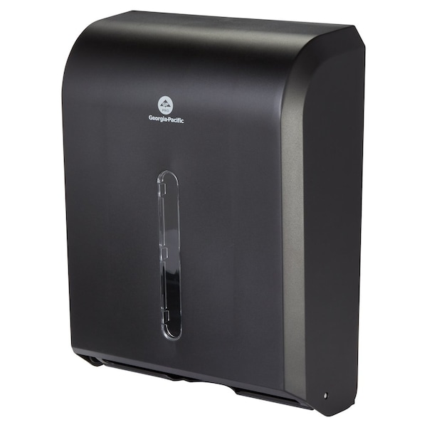 Georgia-Pacific 15-3/8"H x 11-1/4"W Multifold Dispenser, Translucent Smoke - 56650A