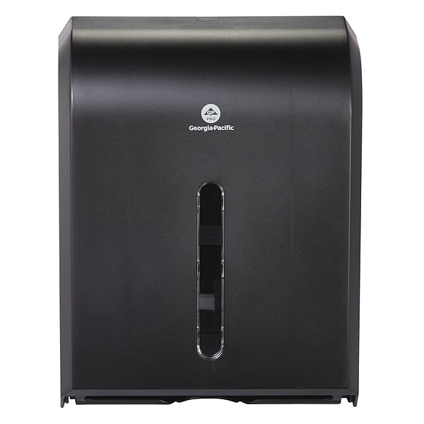 Georgia-Pacific 15-3/8"H x 11-1/4"W Multifold Dispenser, Translucent Smoke - 56650A