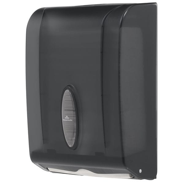 Georgia-Pacific 15-3/8"H x 11-1/4"W Multifold Dispenser, Translucent Smoke - 56650A