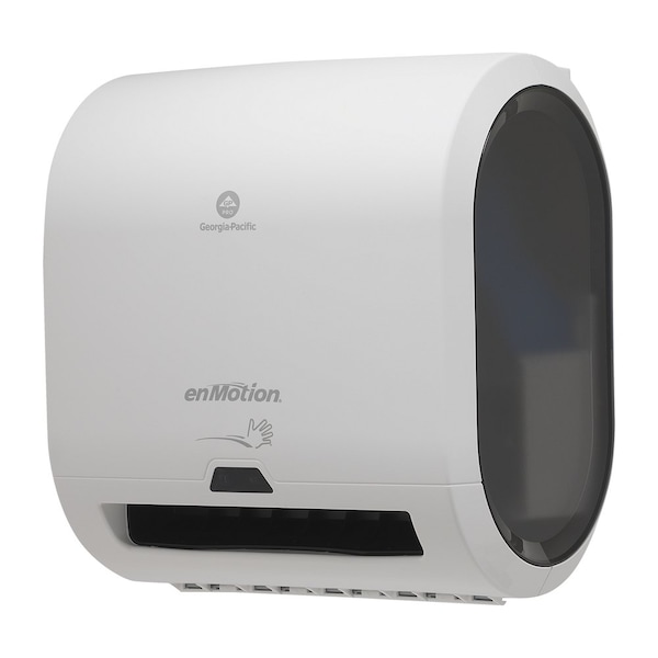 Georgia-Pacific enMotion Impulse 8â€ 1-Roll Automated Touchless Paper Towel Dispenser, White - 59437A