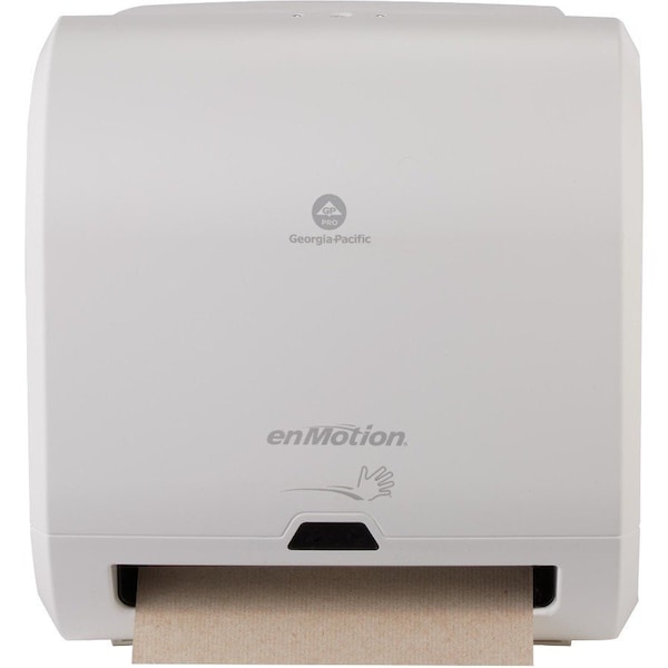 Georgia-Pacific enMotion Impulse 8â€ 1-Roll Automated Touchless Paper Towel Dispenser, White - 59437A