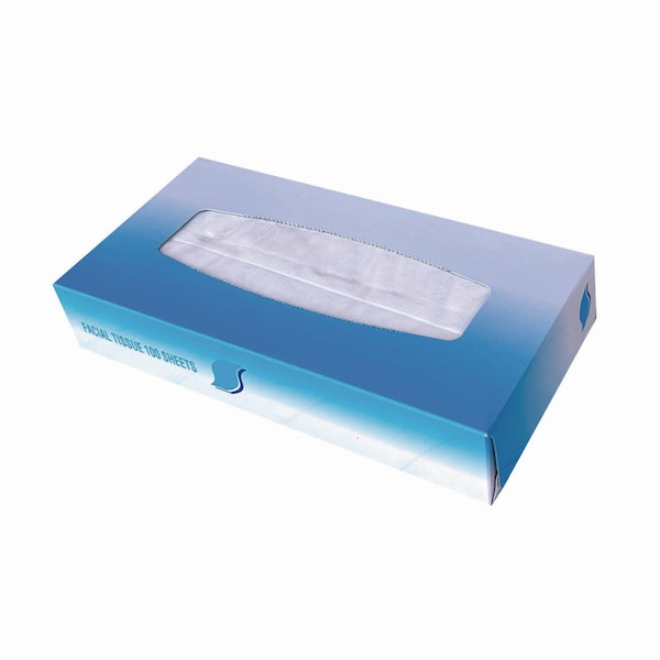 Gen Facial Tissue, 2-Ply, Flat Box, White, 100 Sheets/Box, 30 PK - GEN6501