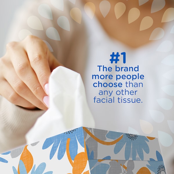 Kimberly-Clark Professional Facial Tissue, Kleenex Comfort Touch, Flat Box, 2 Ply, 100 Sheets/Box, 36 Pack - 21400
