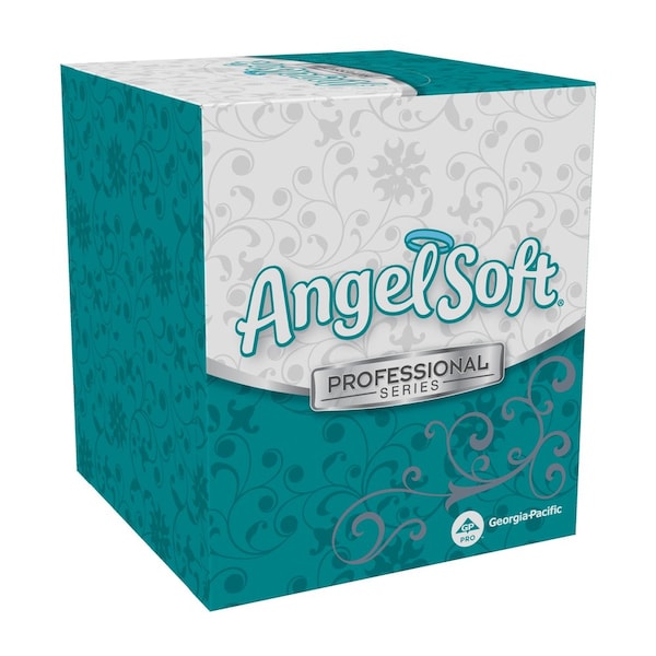 Georgia-Pacific Angel Soft Professional Series 2 Ply Facial Tissue, 96 Sheets, 36 PK - 46580
