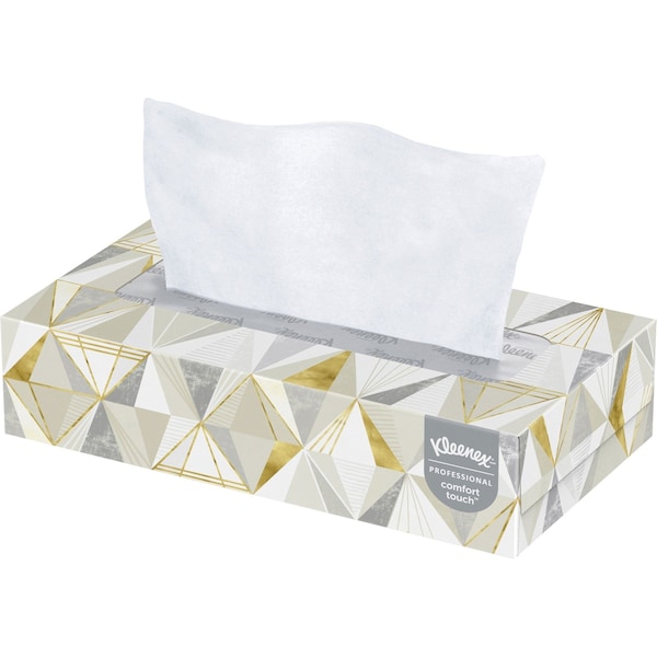 Kimberly-Clark Professional Kleenex 2 Ply Facial Tissue, 125 Sheets, 48 PK - 21606