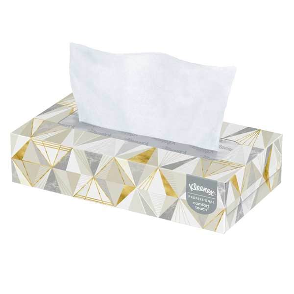 Kimberly-Clark Professional Kleenex 2 Ply Facial Tissue, 125 Sheets, 48 PK - 21606