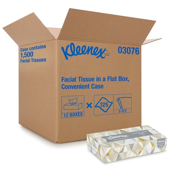Scott Kleenex Professional 125 ct Facial Tissue - 03076