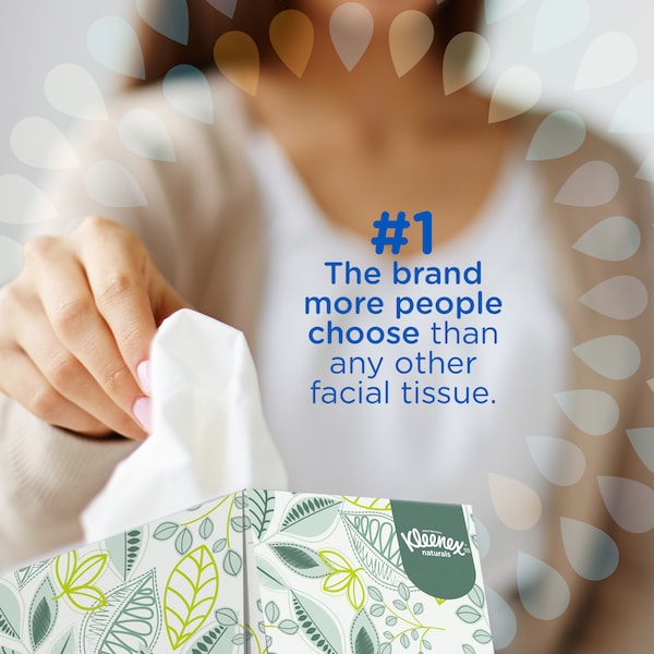 Kimberly-Clark Professional Naturals, 2 Ply Facial Tissue, 125 Sheets per Box, 48 PK - 21601
