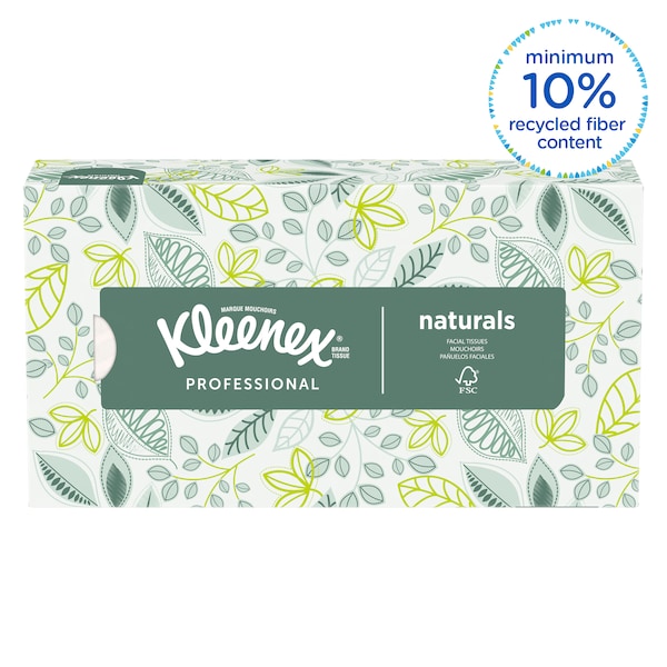 Kimberly-Clark Professional Naturals, 2 Ply Facial Tissue, 125 Sheets per Box, 48 PK - 21601