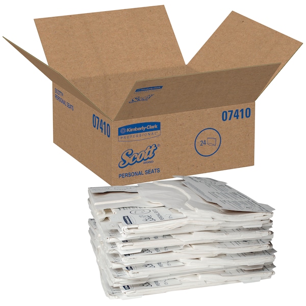 Kimberly-Clark Professional Toilet Seat Cover, White, 3000 Sheets - 07410