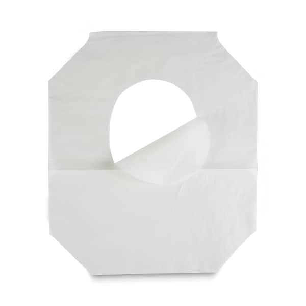 Boardwalk Toilet Seat Covers, 1/2 Fold, White - BWK-2500B