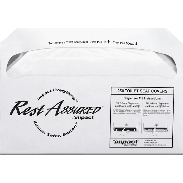 Impact Products Covers, Toilet Seat, PK1000 - 25130873
